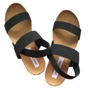 Steve Madden Kahlua Wedge Black